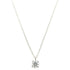 Solitaire Diamond Pendant Necklace Platinum