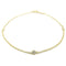 Elsa Peretti Diamonds By The Yard Pendant Necklace 18K Yellow Gold and Diamond