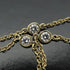 Elsa Peretti Diamonds By The Yard Pendant Necklace 18K Yellow Gold and Diamond