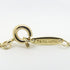 Elsa Peretti Diamonds By The Yard Pendant Necklace 18K Yellow Gold and Diamond