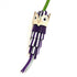 Charm Agneau Milo and Swift Leather Purple Handbag Charm