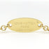 Charm Bracelet Gold and Rhinestone