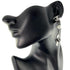CC Logo Clip-On Earrings Silver-Tone Metal