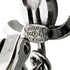 CC Logo Clip-On Earrings Silver-Tone Metal