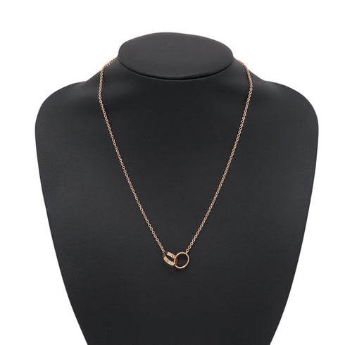 Love Pendant Necklace 18K Rose Gold