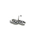 Earrings Silver-Tone Metal