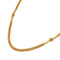 Pendant Necklace Gold with Rhinestone