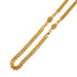 Pendant Necklace Gold with Rhinestone