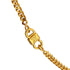 Pendant Necklace Gold with Rhinestone