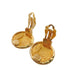 CC Logo Clip-On Earrings Metal Gold-Tone Metal