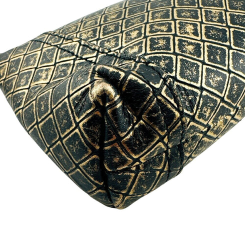 Expandable Chain Crossbody Bag Intrecciomirage Leather Small