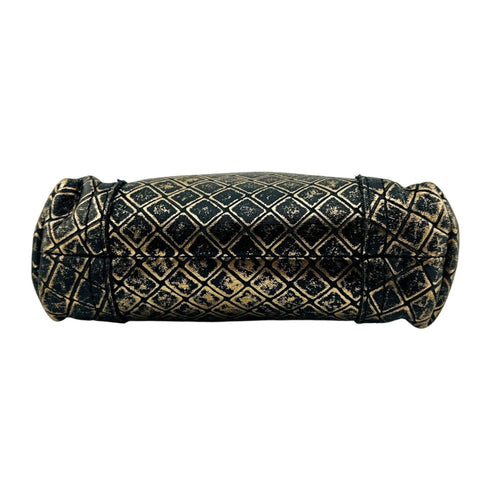 Expandable Chain Crossbody Bag Intrecciomirage Leather Small