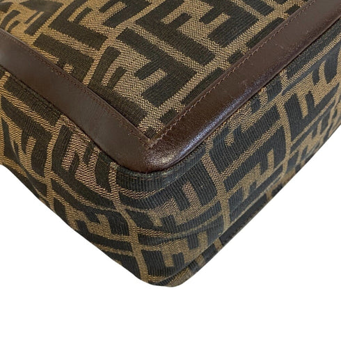 Vintage Shoulder Bag Zucca Canvas Medium