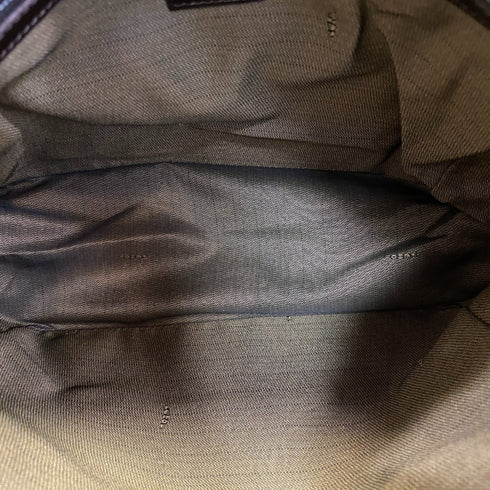 Vintage Shoulder Bag Zucca Canvas Medium