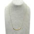 T Smile Pendant Necklace 18K Yellow Gold