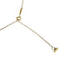 T Smile Pendant Necklace 18K Yellow Gold