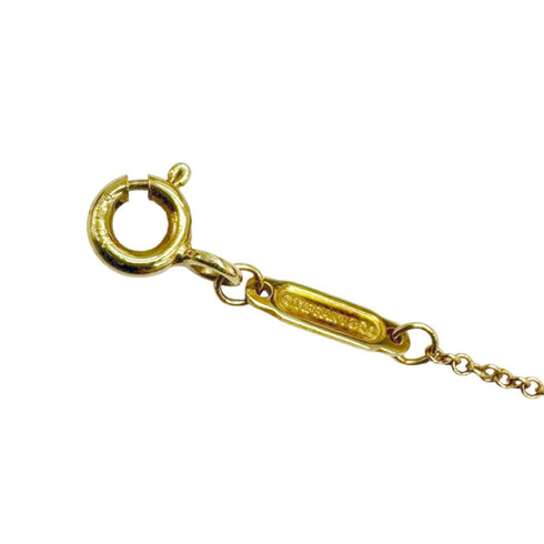 T Smile Pendant Necklace 18K Yellow Gold