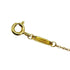 T Smile Pendant Necklace 18K Yellow Gold