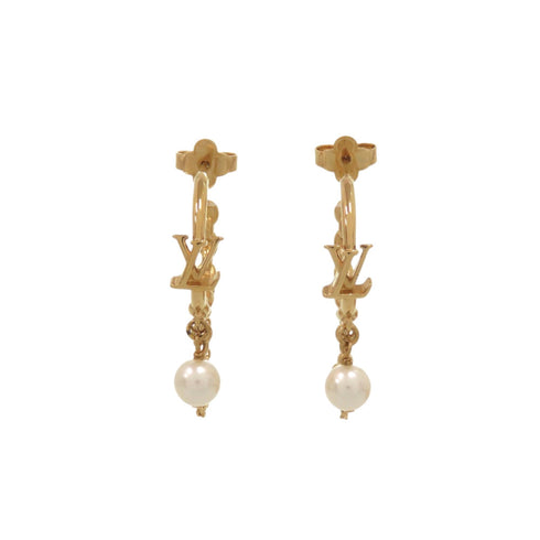 Pearl Earrings Artificial Pearl and Metal