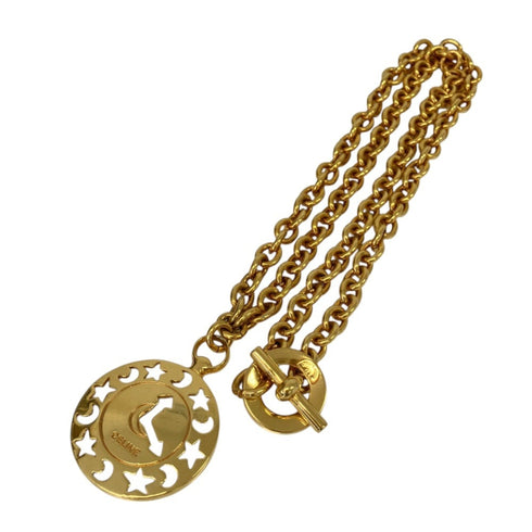 Vintage Pendant Necklace Gold
