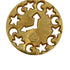 Vintage Pendant Necklace Gold
