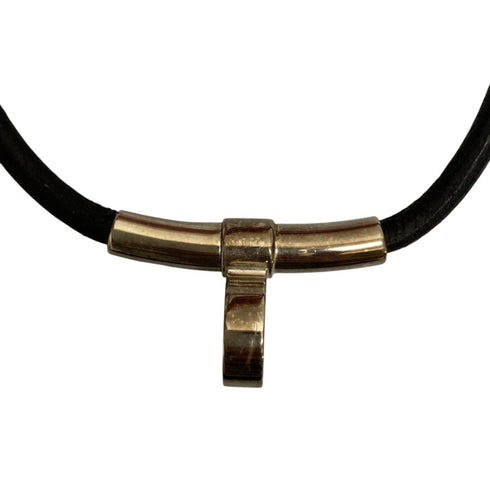 Leather Necklace Black