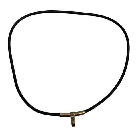 Leather Necklace Black