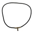 Leather Necklace Black