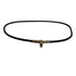 Leather Necklace Black