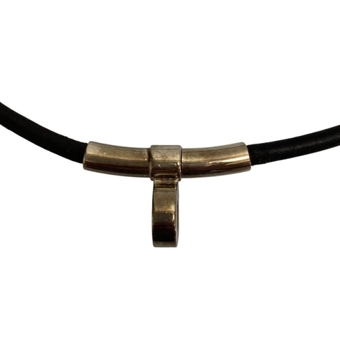 Leather Necklace Black