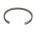 Leather and Silver Bracelet Black