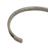 Leather and Silver Bracelet Black