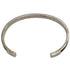 Leather and Silver Bracelet Black