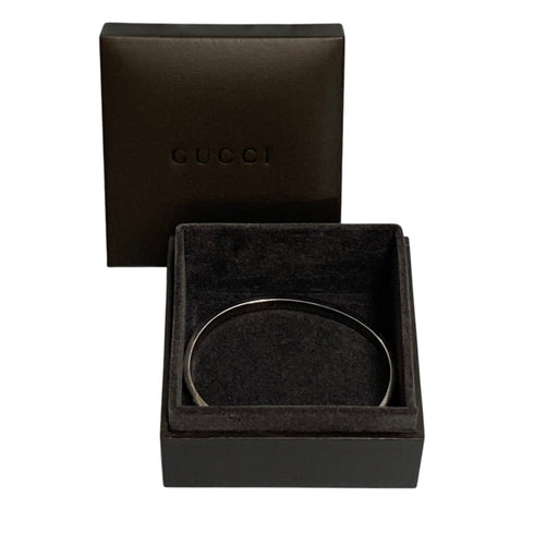 Leather and Silver Bracelet Black