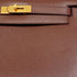 Kelly Handbag Brown Epsom with Gold Hardware 28