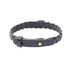 Bracelet Leather Black And Gold