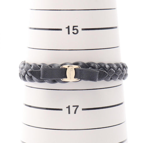 Bracelet Leather Black And Gold