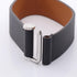 Bracelet Leather Black and Silver