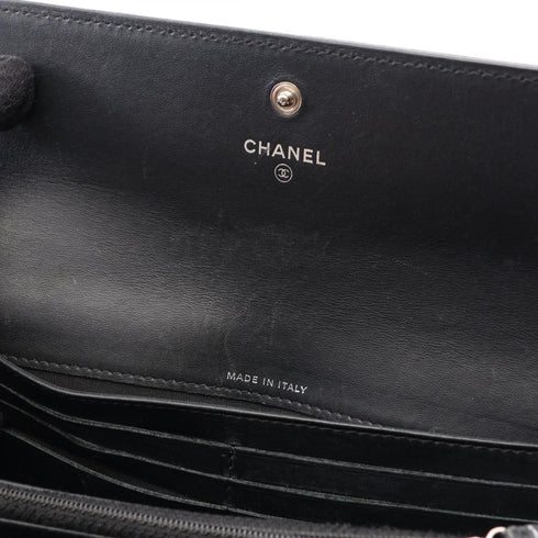 Timeless CC Flap Wallet Caviar Long