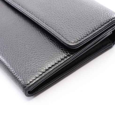 Timeless CC Flap Wallet Caviar Long
