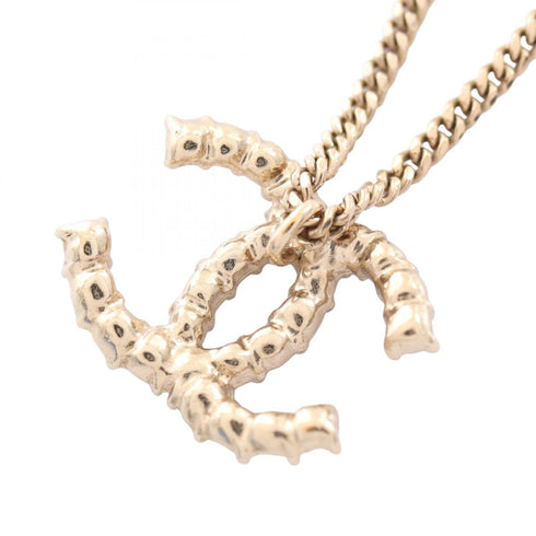 CC Logo Pendant Necklace Metal