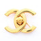 CC Logo Brooch Metal
