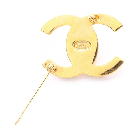 CC Logo Brooch Metal