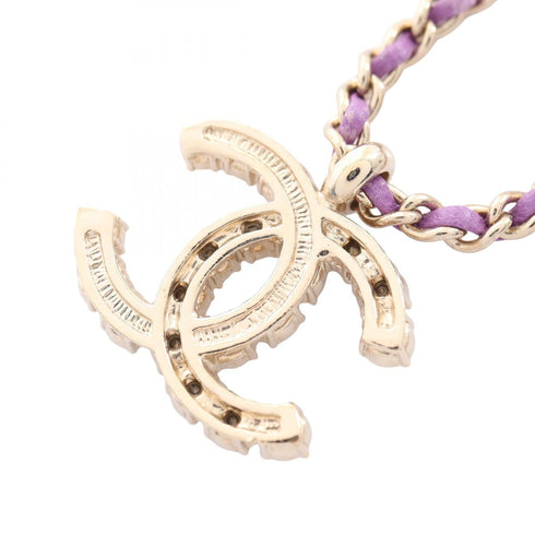 CC Logo Pendant Necklace Metal