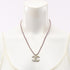 CC Logo Pendant Necklace Metal