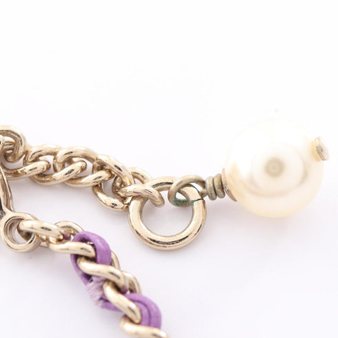 CC Logo Pendant Necklace Metal