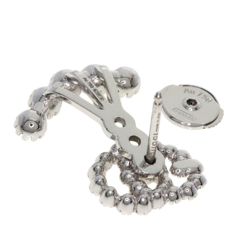 Single Earring 18K White Gold