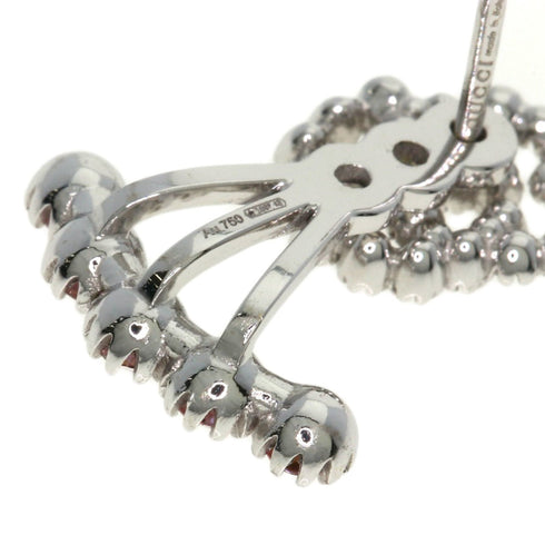 Single Earring 18K White Gold