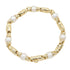 Passodoppio 7P Bracelet 18K Yellow Gold with Pearl