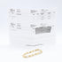 Passodoppio 7P Bracelet 18K Yellow Gold with Pearl